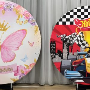 br01 6*6 feet printed round backdrop