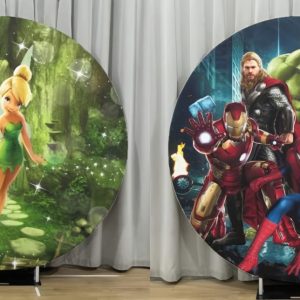 br01 6*6 feet printed round backdrop