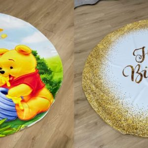 br01 6*6 feet printed round backdrop