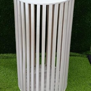t58 white pvc pillars