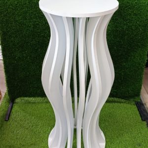 t38 gold metal round shape metal top pillar