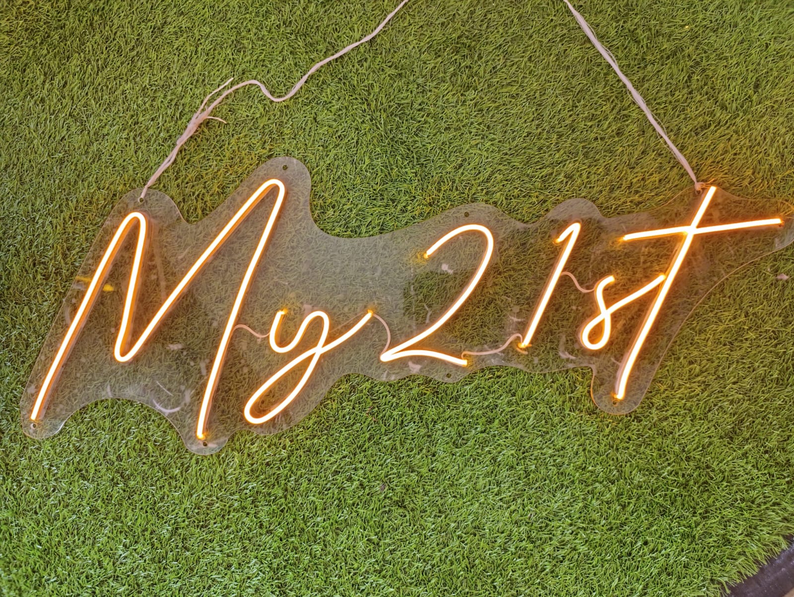 N13-My 21’st neon sign - Ziyo Party Shop