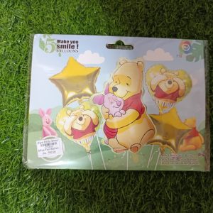 zfb01 5pcs foil balloon set