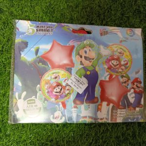 zfb01 5pcs foil balloon set