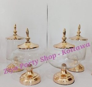 cs38 gold candy jar